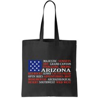 Arizona Flag Showing Some The StateS Best Features Bag