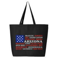 Arizona Flag Showing Some The StateS Best Features 25L Jumbo Tote