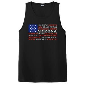 Arizona Flag Showing Some The StateS Best Features PosiCharge Competitor Tank