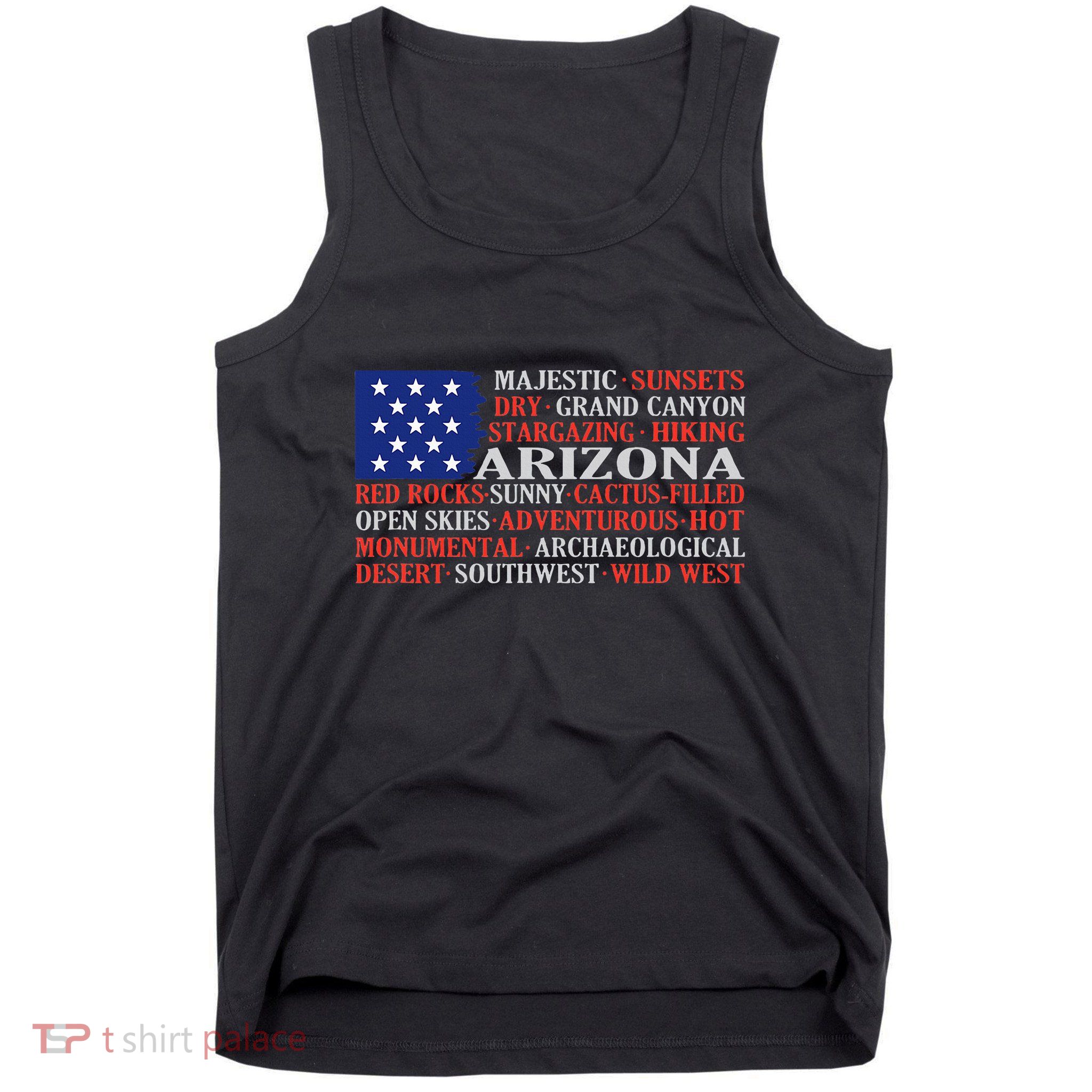 Arizona Flag Showing Some The StateS Best Features Tank Top