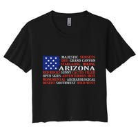 Arizona Flag Showing Some The StateS Best Features Crop Top