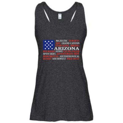 Arizona Flag Showing Some The StateS Best Features Ladies Essential Flowy Tank