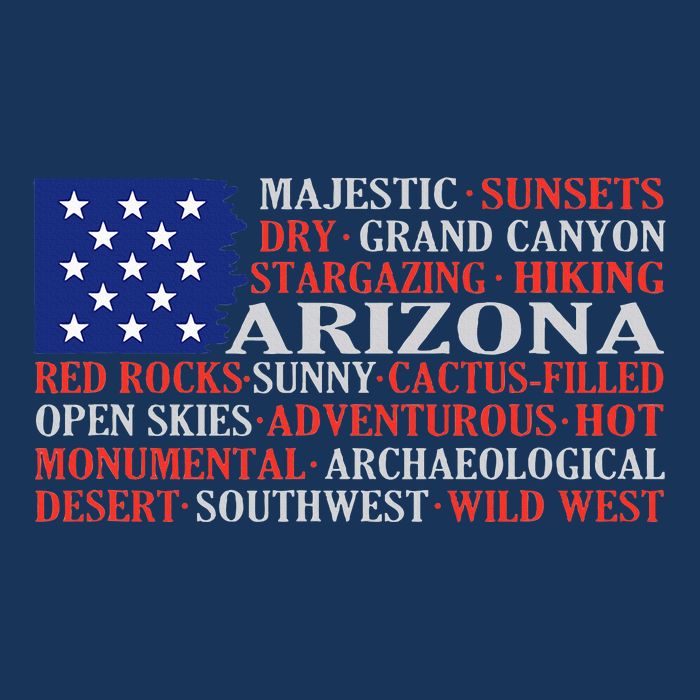 Arizona Flag Showing Some The StateS Best Features Infant Baby Jersey Bodysuit
