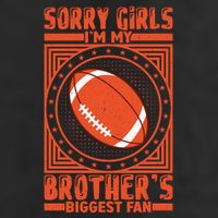 American Football Sibling Support Graphic 11oz C Handle Ceramic Mug