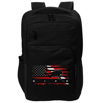 American Flag Scuba Diving Apparel Scuba Diving Impact Tech Backpack
