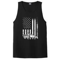 American Flag Snow Plow Driver, Snow Plowing PosiCharge Competitor Tank