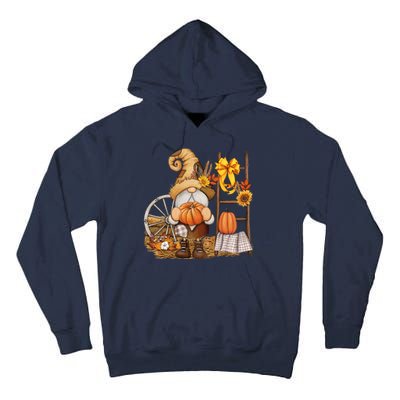 Autumn Fall Season Gnome Pumpkin Floral Tall Hoodie