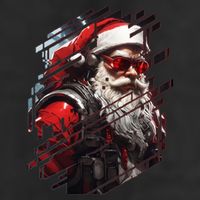 Action Filled Santa Cool Comfort Performance Bucket Hat