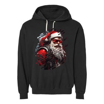 Action Filled Santa Garment-Dyed Fleece Hoodie