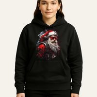 Action Filled Santa Hoodie
