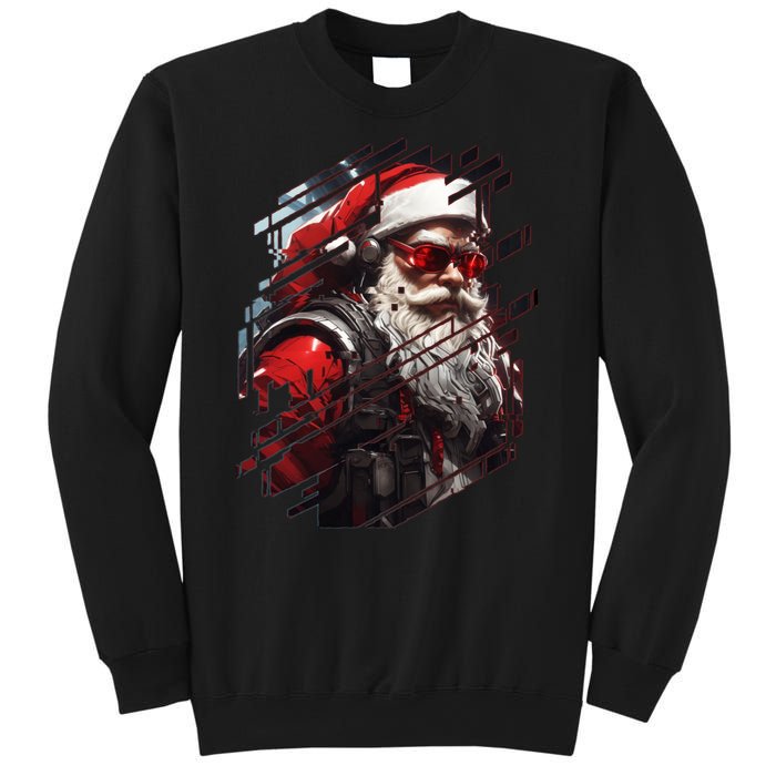 Action Filled Santa Sweatshirt