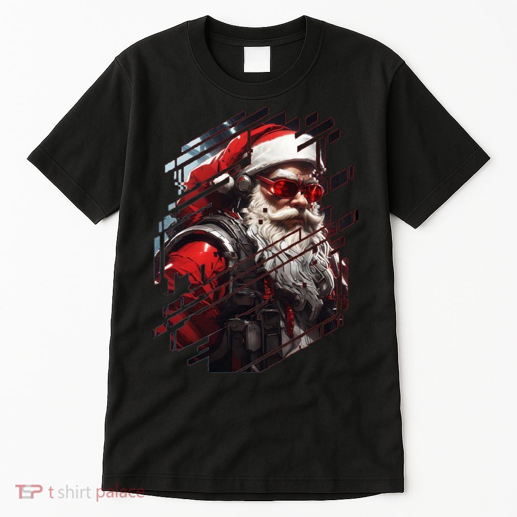Action Filled Santa Tall T-Shirt