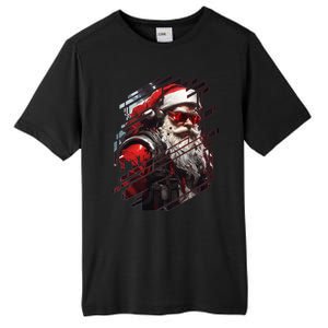 Action Filled Santa Tall Fusion ChromaSoft Performance T-Shirt