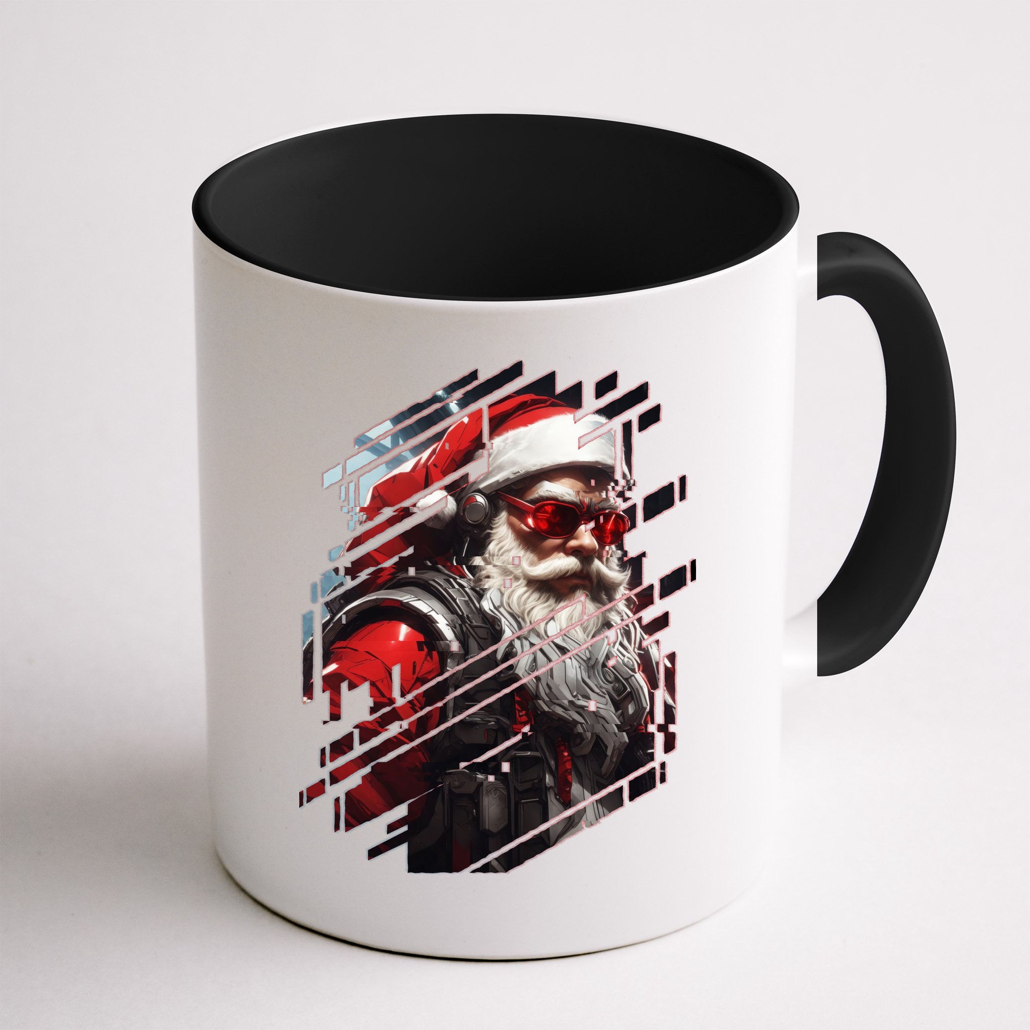 Action Filled Santa Mug