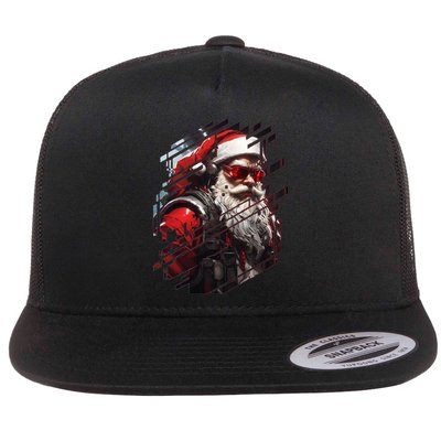 Action Filled Santa Flatbill Hat