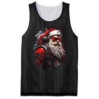 Action Filled Santa Mesh Reversible Basketball Jersey Tank