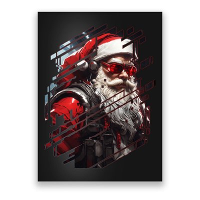 Action Filled Santa Poster