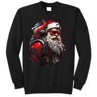 Action Filled Santa Tall Sweatshirt