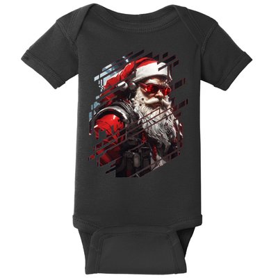 Action Filled Santa Baby Bodysuit