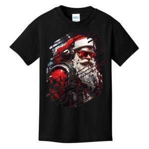 Action Filled Santa Kids T-Shirt