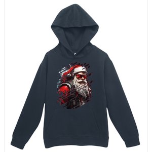 Action Filled Santa Urban Pullover Hoodie