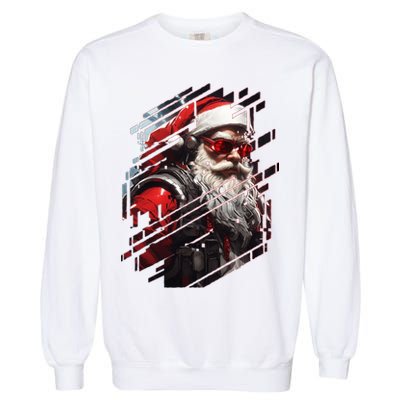 Action Filled Santa Garment-Dyed Sweatshirt