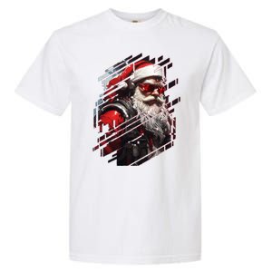 Action Filled Santa Garment-Dyed Heavyweight T-Shirt