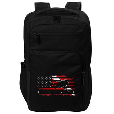 American Flag Scuba Diving Apparel Scuba Diving Impact Tech Backpack