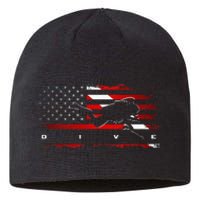 American Flag Scuba Diving Apparel Scuba Diving Sustainable Beanie