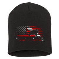 American Flag Scuba Diving Apparel Scuba Diving Short Acrylic Beanie