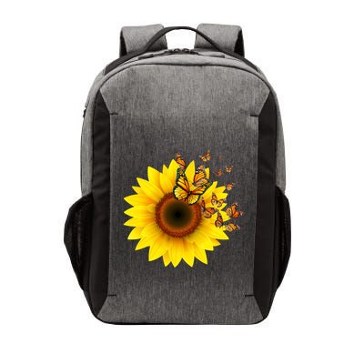 Autumn Fall Sunflower Butterflies Vector Backpack