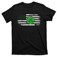 American Flag St Patricks Day Vintage Irish Lucky T-Shirt