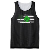 American Flag St Patricks Day Vintage Irish Lucky Mesh Reversible Basketball Jersey Tank