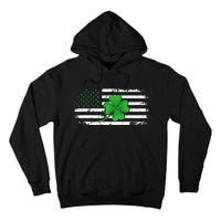 American Flag St Patricks Day Vintage Irish Lucky Tall Hoodie