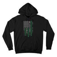 American Flag St Patricks Day Vintage Irish Lucky Tall Hoodie