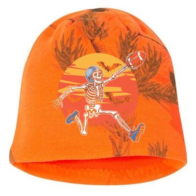 American Football Skeleton Player Halloween Kati - Camo Knit Beanie