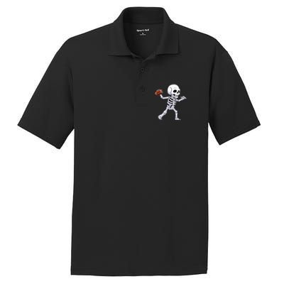 American Football Skeleton Halloween For Kids PosiCharge RacerMesh Polo