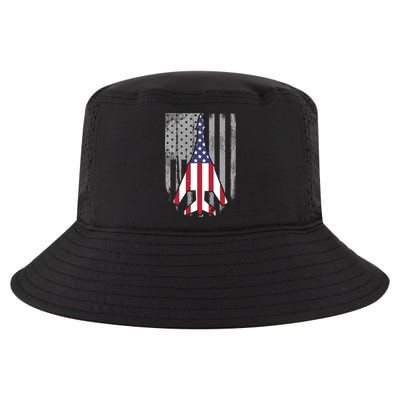 Air Force Supersonic Bgreat Gift1 Bomber Jet American Flag Squadron Gift Cool Comfort Performance Bucket Hat