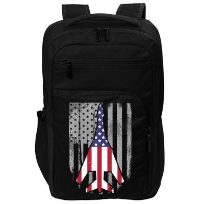 Air Force Supersonic Bgreat Gift1 Bomber Jet American Flag Squadron Gift Impact Tech Backpack
