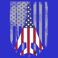 Air Force Supersonic Bgreat Gift1 Bomber Jet American Flag Squadron Gift 16 in Basic Backpack