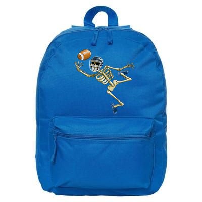 American Football Skeleton Halloween Boys Football Fan 16 in Basic Backpack