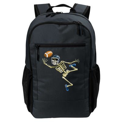 American Football Skeleton Halloween Boys Football Fan Daily Commute Backpack