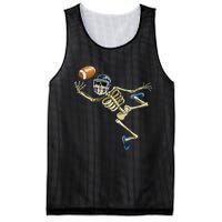 American Football Skeleton Halloween Football Fan Mesh Reversible Basketball Jersey Tank