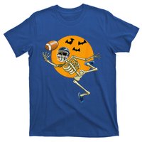 American Football Skeleton Halloween Football Fan Gift T-Shirt