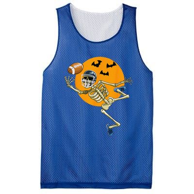 American Football Skeleton Halloween Football Fan Gift Mesh Reversible Basketball Jersey Tank