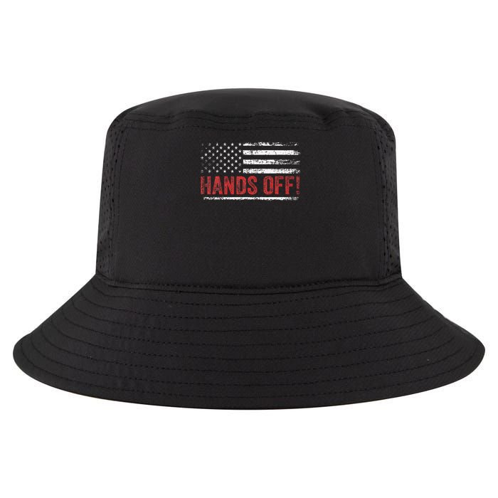 American Flag Shirts Hands Off My Social Security Cool Comfort Performance Bucket Hat
