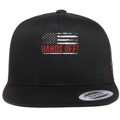 American Flag Shirts Hands Off My Social Security Flatbill Hat