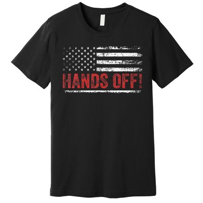 American Flag Shirts Hands Off My Social Security Premium T-Shirt