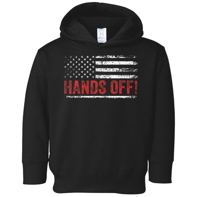 American Flag Shirts Hands Off My Social Security Toddler Hoodie