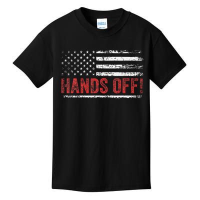 American Flag Shirts Hands Off My Social Security Kids T-Shirt